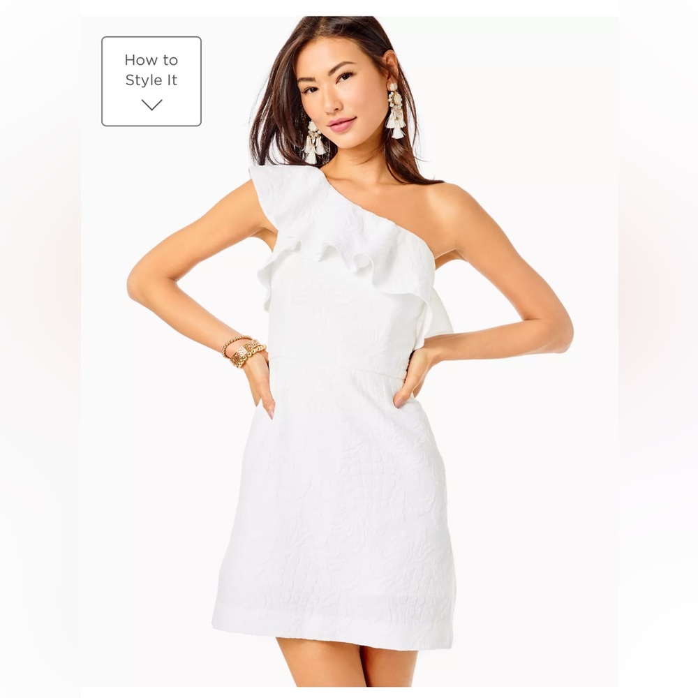 Lily Pulitzer Kipton One Shoulder Romper
